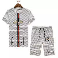 new gucci tracksuit Tracksuit manche courte bee logo